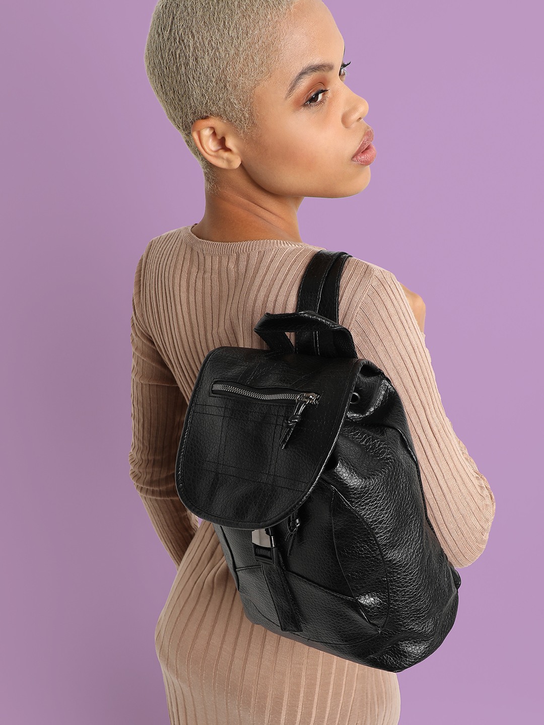 Women's Black Backpack