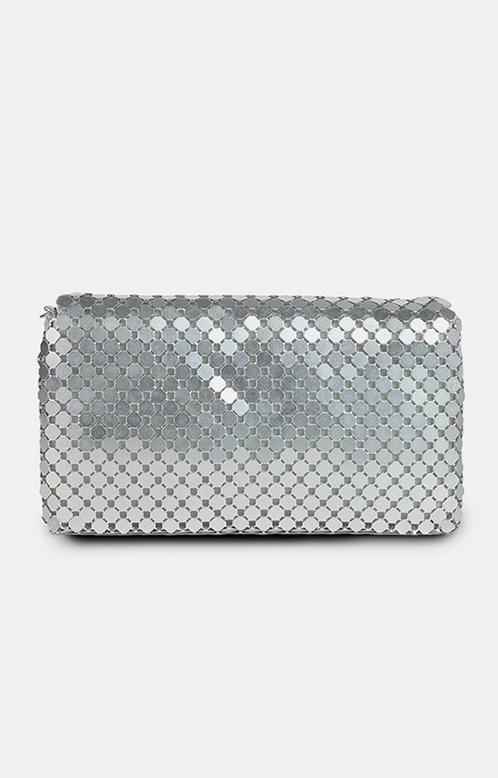 Women's Silver  Clutches