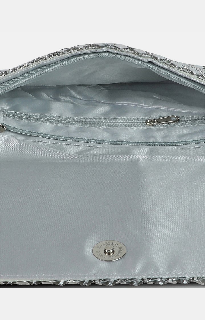 Women's Silver  Clutches