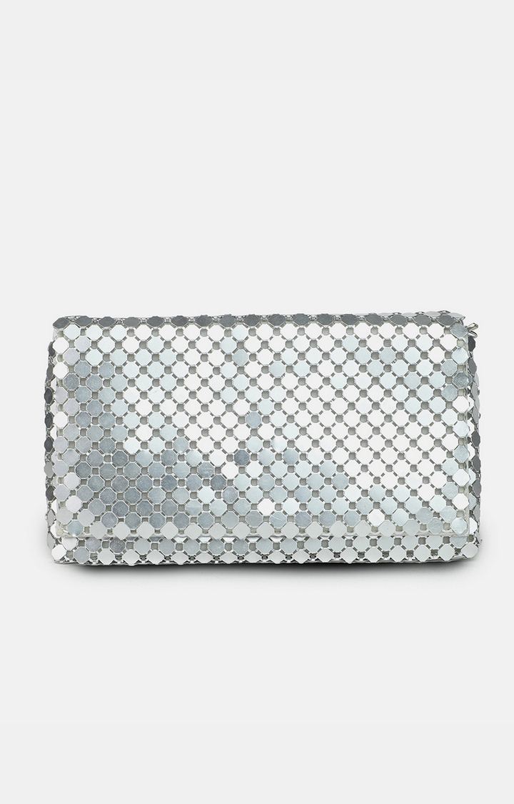Women's Silver  Clutches