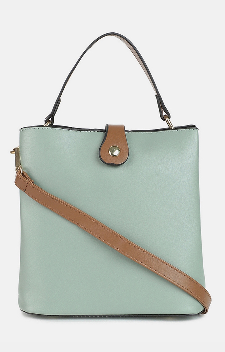 Women's Blue Pu For Handbags