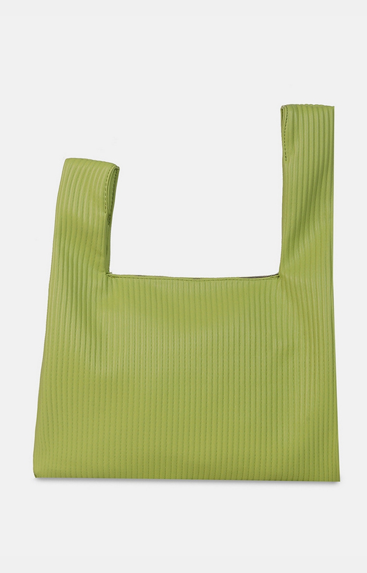 Women's Green Asymmetrical Handbags