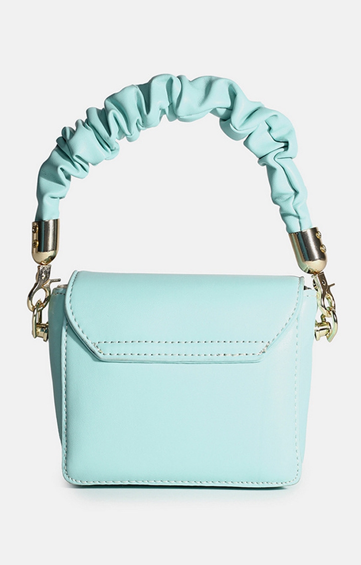 haute sauce | Women's Blue Solid Handbags 0