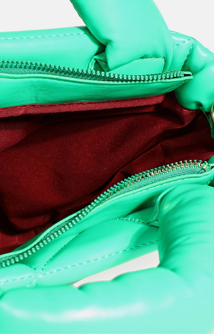 Women's Green Quilted Handbags