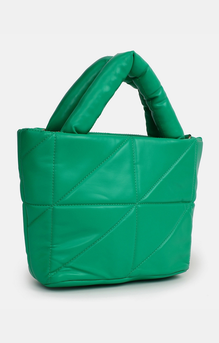 Women's Green Quilted Handbags
