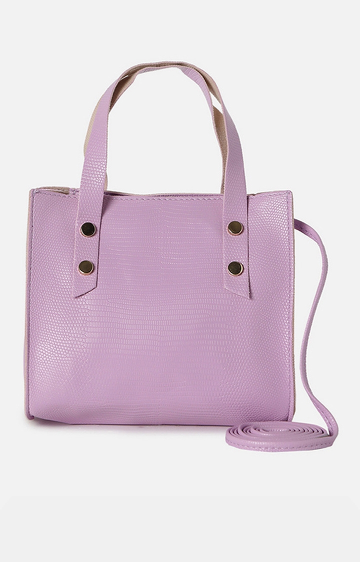 haute sauce | Women's Purple Structured Handbags