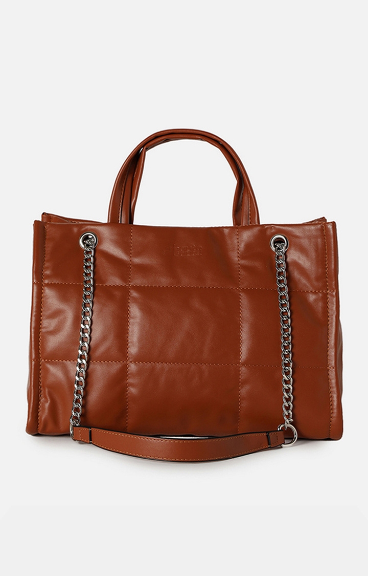 haute sauce | Women's Brown Quilted Handbags