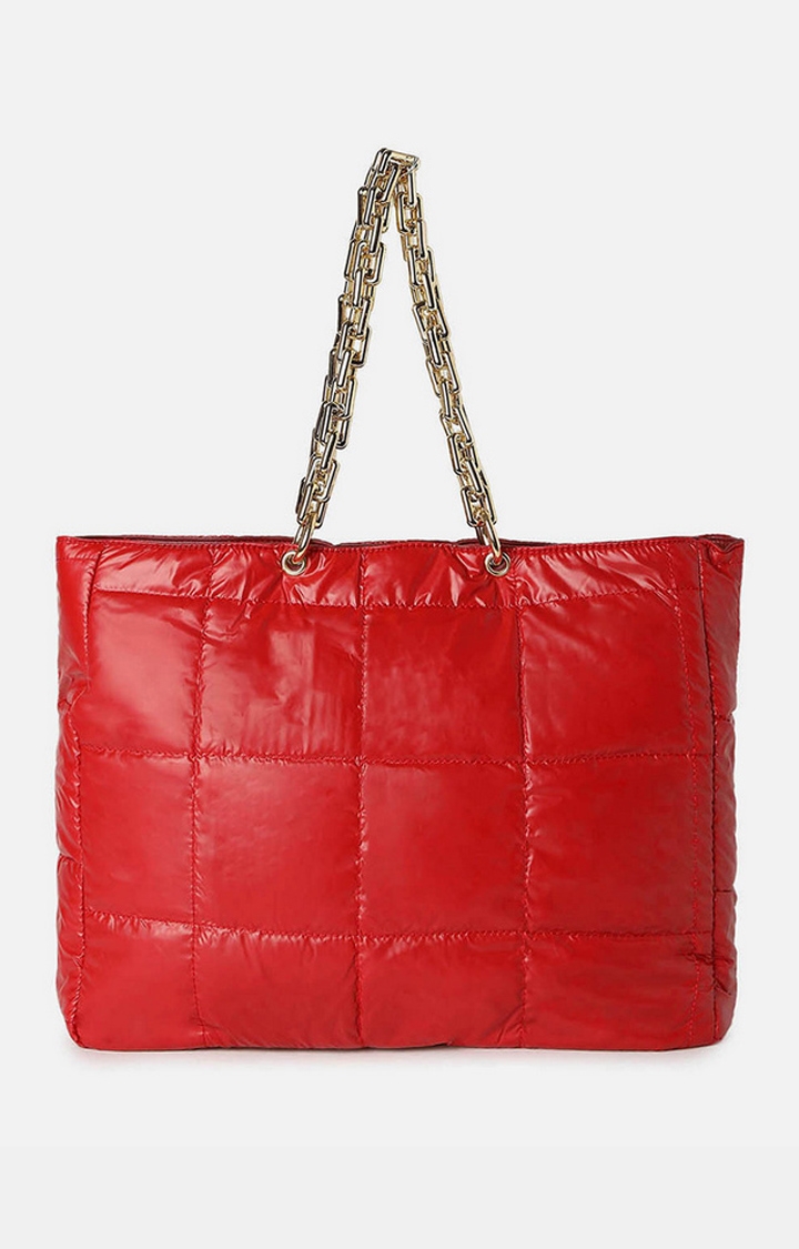 Women's Red Pu For Handbags