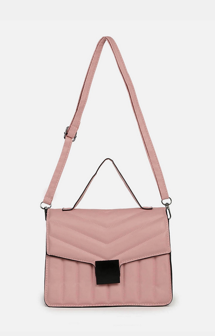 haute sauce | Women's Pink Quilted Handbags