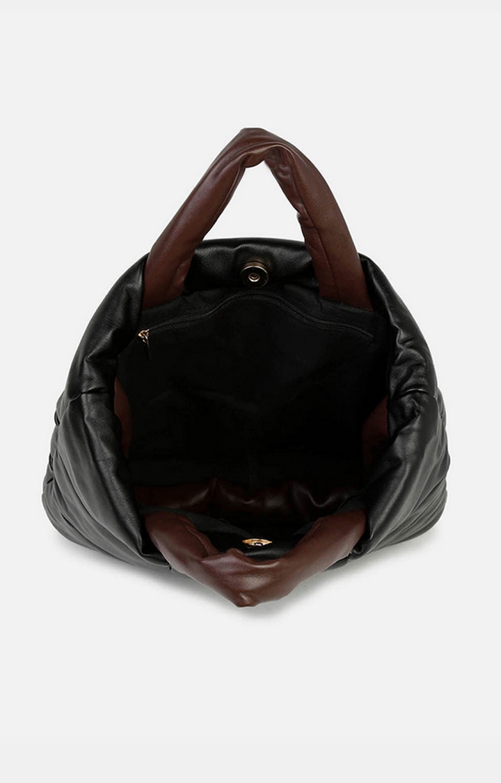 Women's Black Quilted Totes