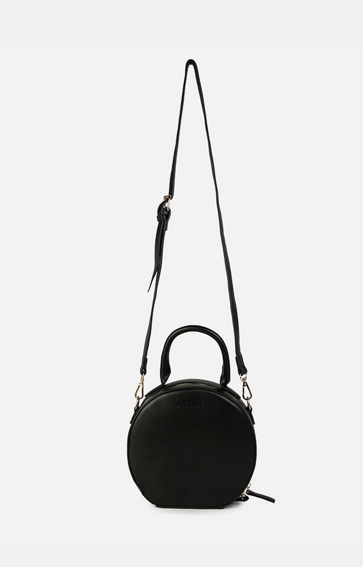 Women's Black Structured Handbags