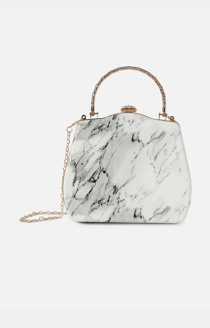 Women's White Acrylic Handbags