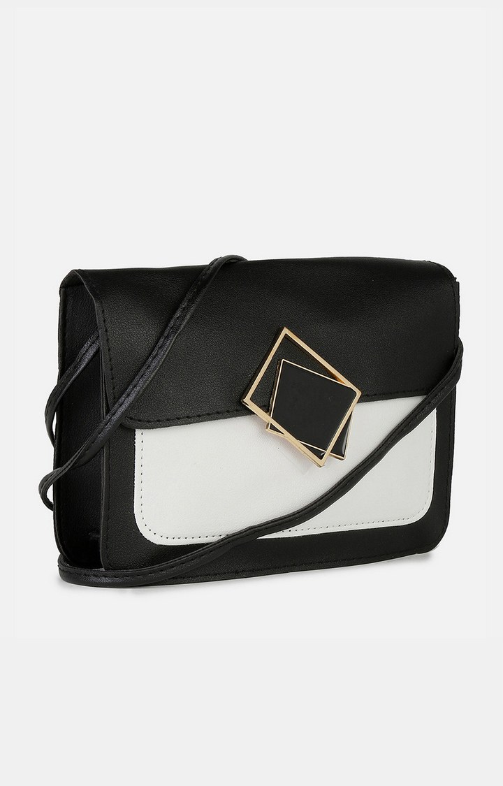 Women's Black Structured Clutches