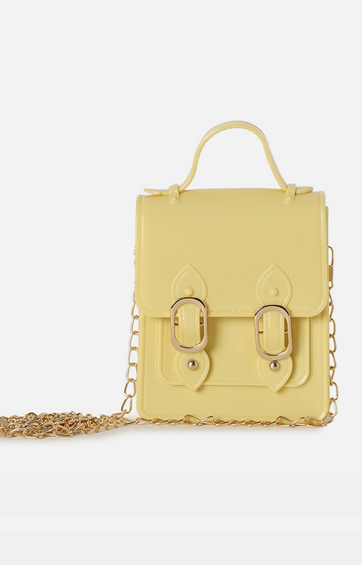 Women's Yellow Handbag