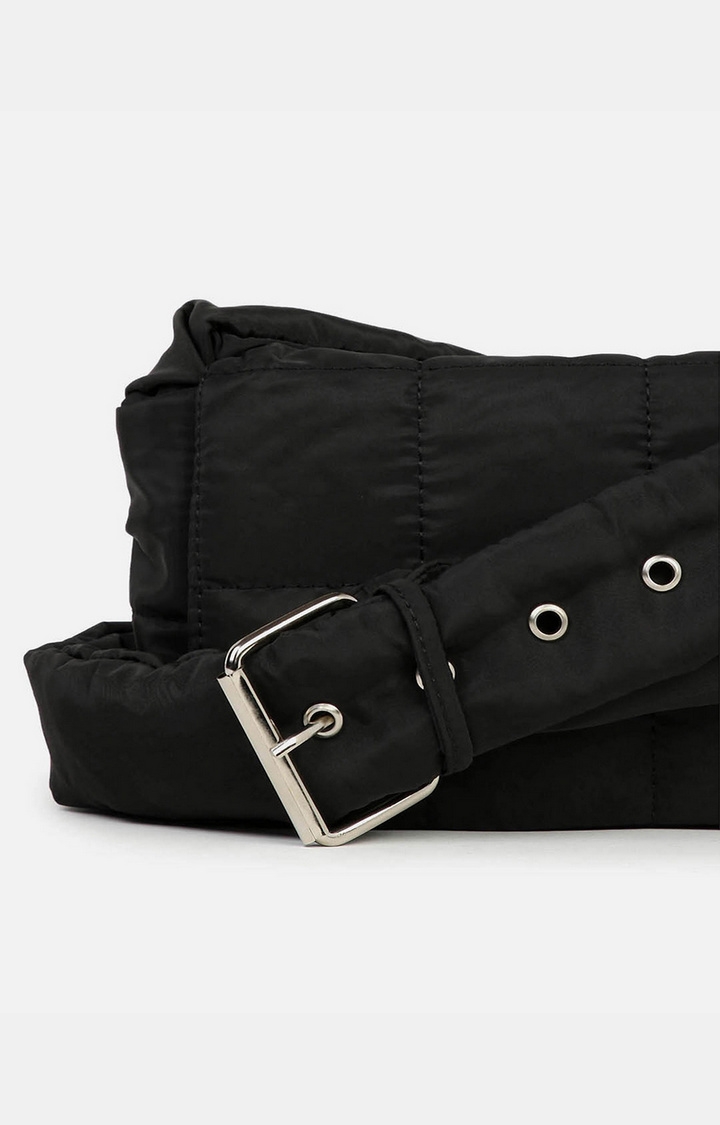 Women's Black Quilted Handbags