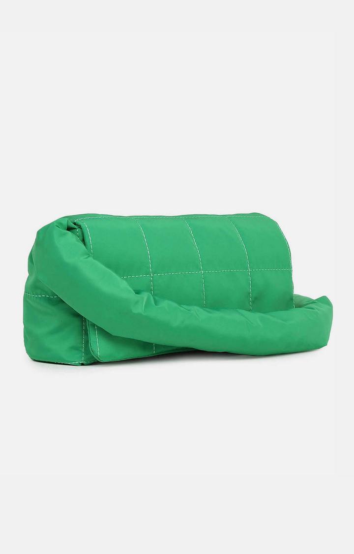 Women's Green Quilted Crossbody Bags