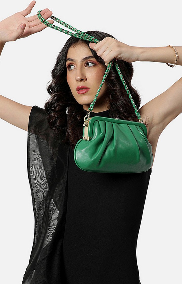 Women's Green  Sling Bags