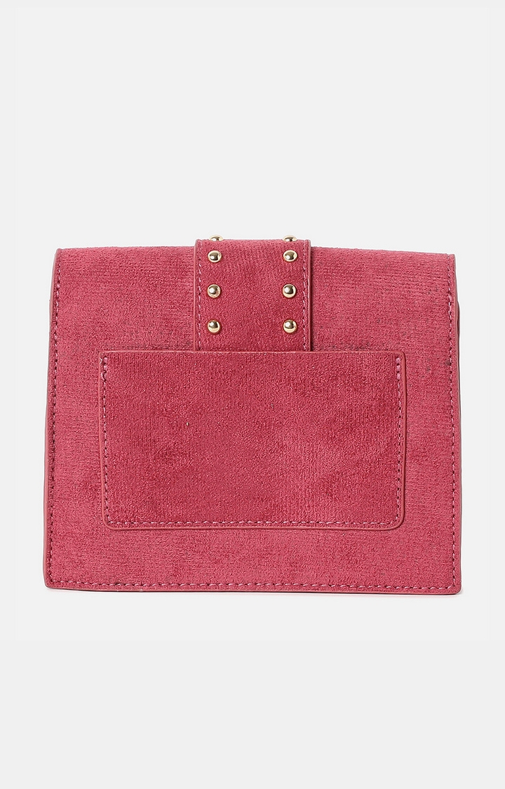 Women's Red Textured Sling Bags