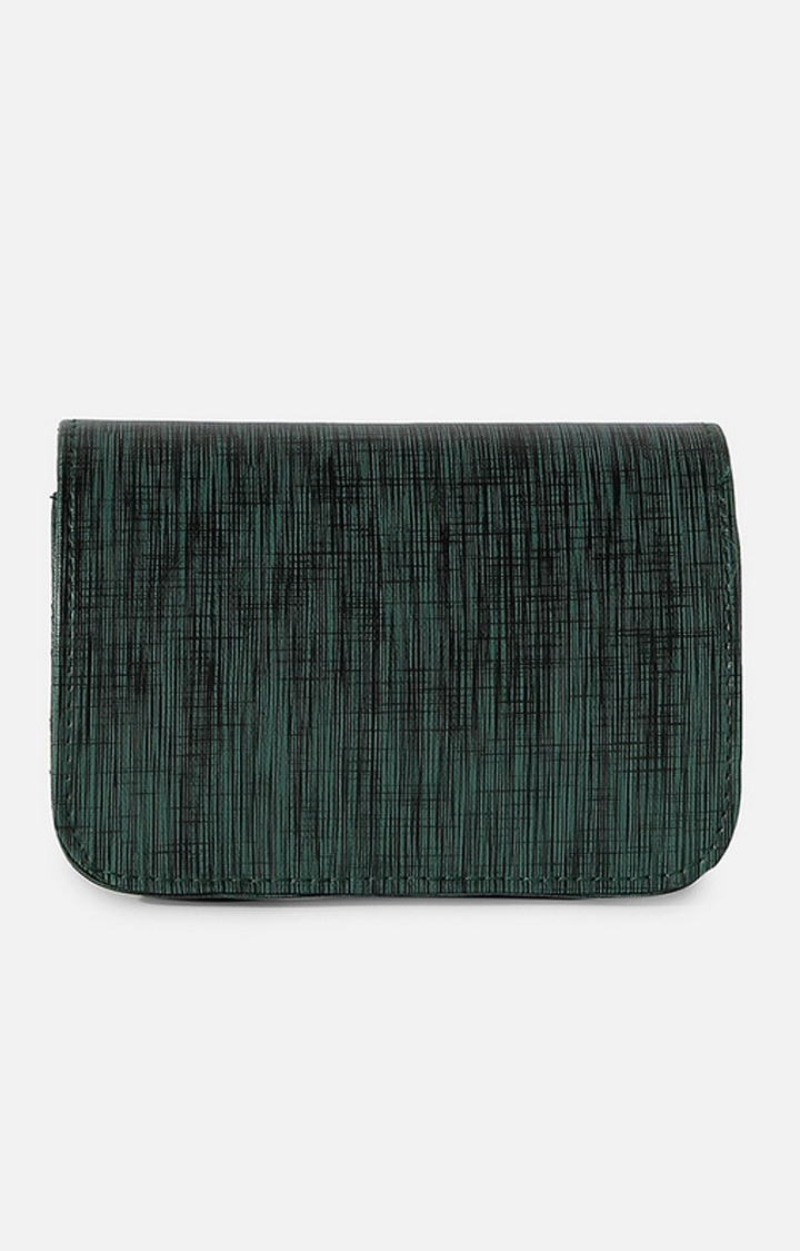 Women's Green Textured Sling Bags