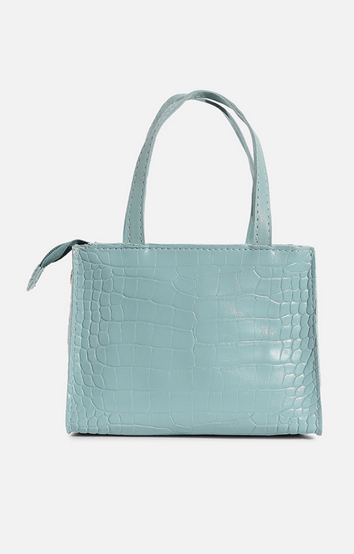 Women's Blue Textured Mini Bags