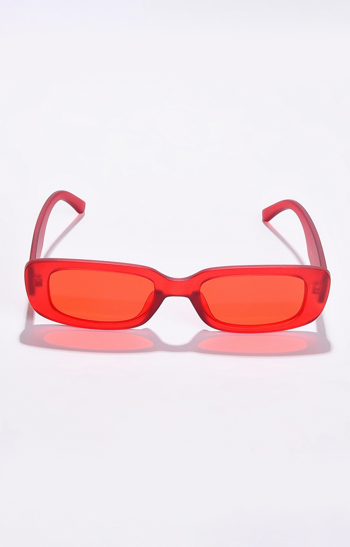 haute sauce | Women's Orange Lens Orange Wayfarer Sunglasses
