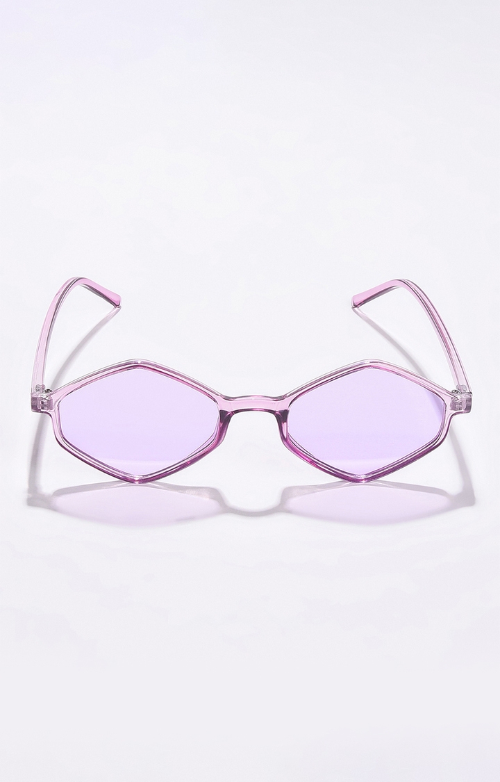 Women's Purple Lens Purple Other Sunglasses