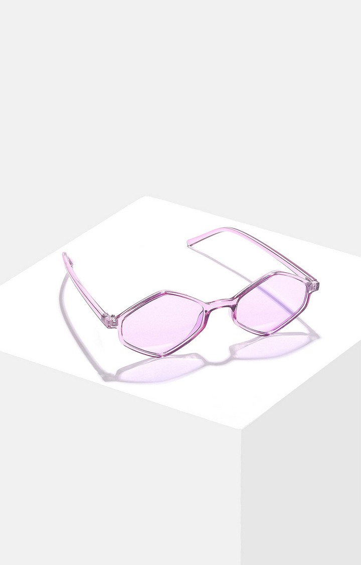 Women's Purple Lens Purple Other Sunglasses