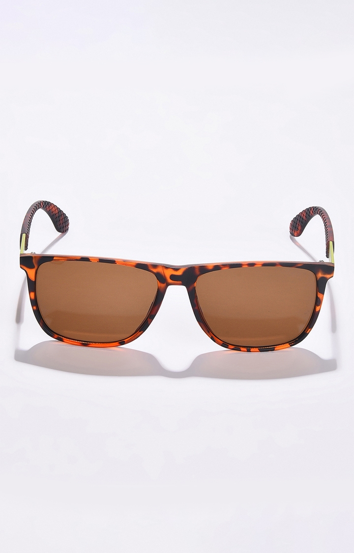haute sauce | Women's Brown Lens Brown Wayfarer Sunglasses
