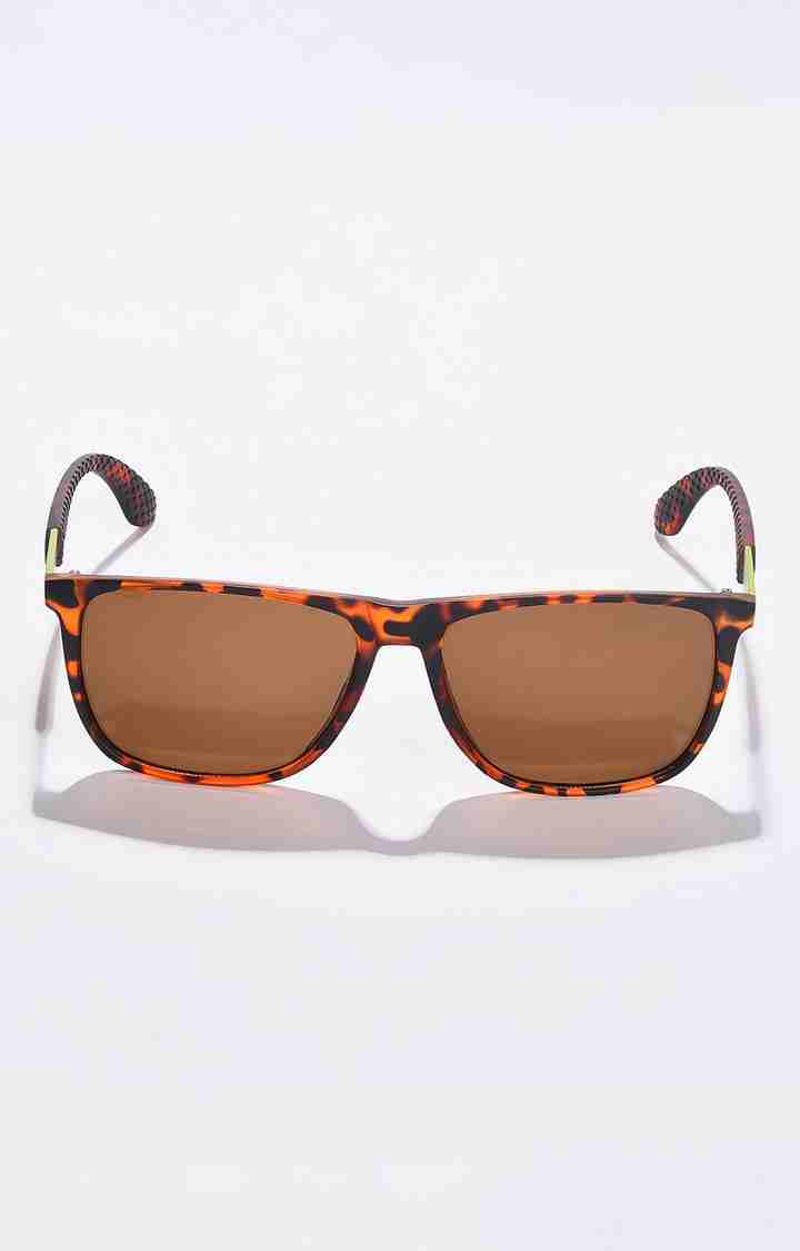 Women's Brown Lens Brown Wayfarer Sunglasses