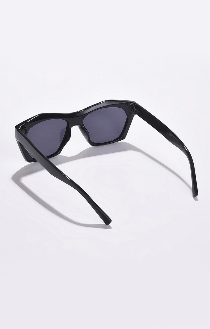 Women's Black Lens Black Butterfly Sunglasses