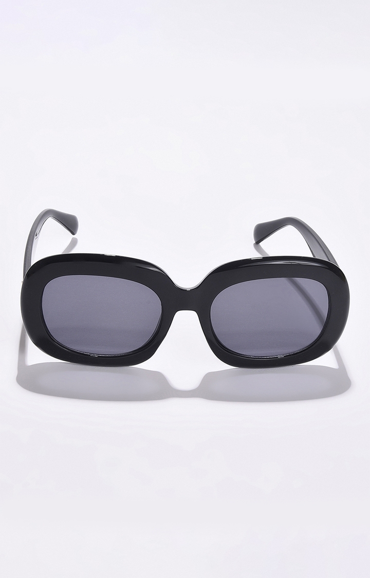 haute sauce | Women's Black Lens Black Oversized Sunglasses