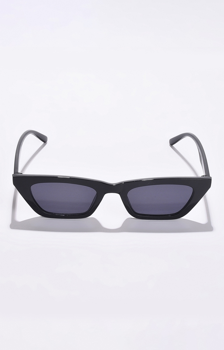 Women's Black Lens Black Butterfly Sunglasses