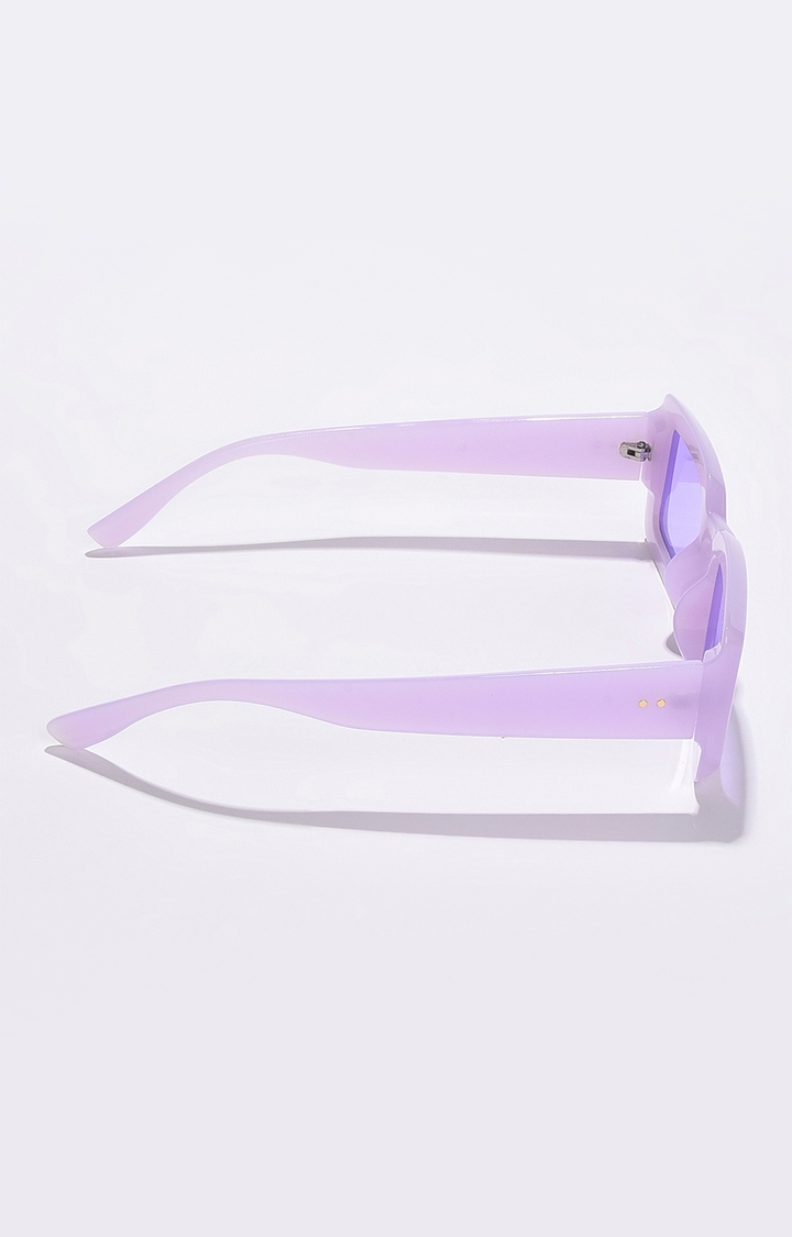 Women's Purple Lens Purple Sports Sunglasses