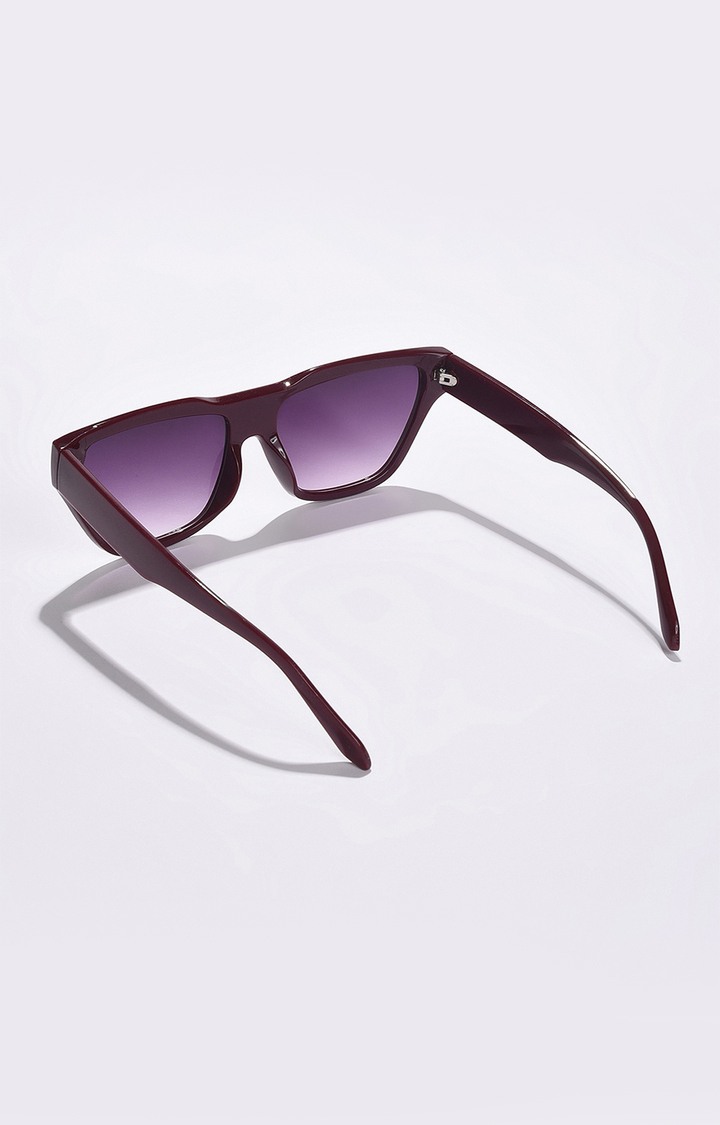 Women's Purple Lens Purple Butterfly Sunglasses