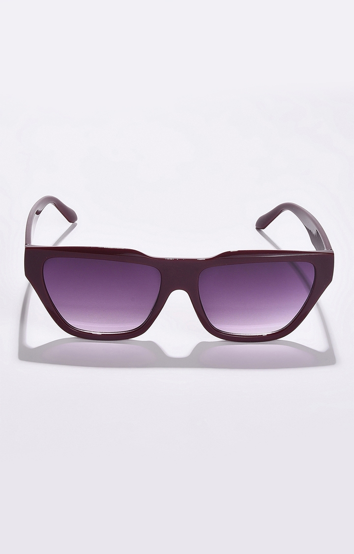 Women's Purple Lens Purple Butterfly Sunglasses