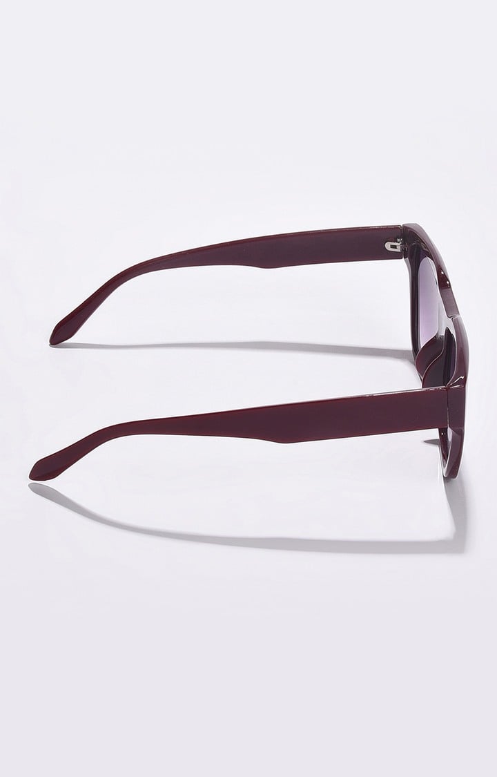 Women's Purple Lens Purple Butterfly Sunglasses