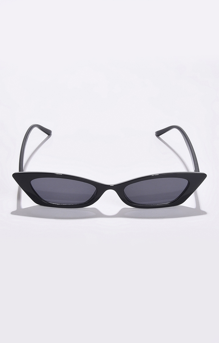haute sauce | Women's Black Lens Black Cateye Sunglasses