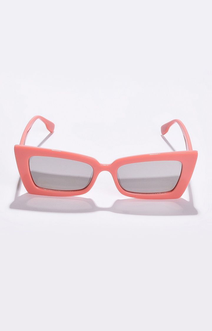 haute sauce | Women's Black Lens Pink Butterfly Sunglasses