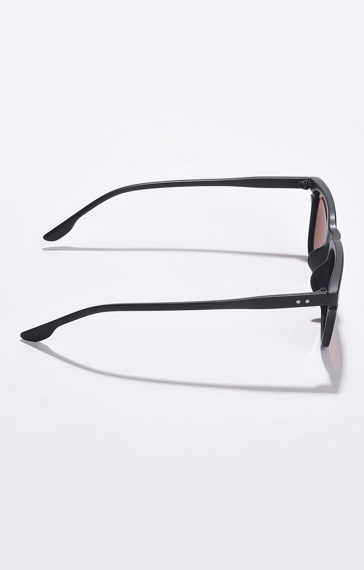 Women's Brown Lens Black Butterfly Sunglasses
