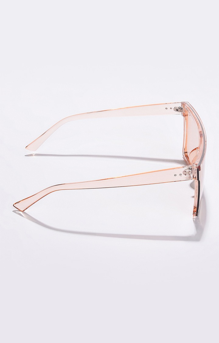 Women's Pink Lens Pink Wayfarer Sunglasses