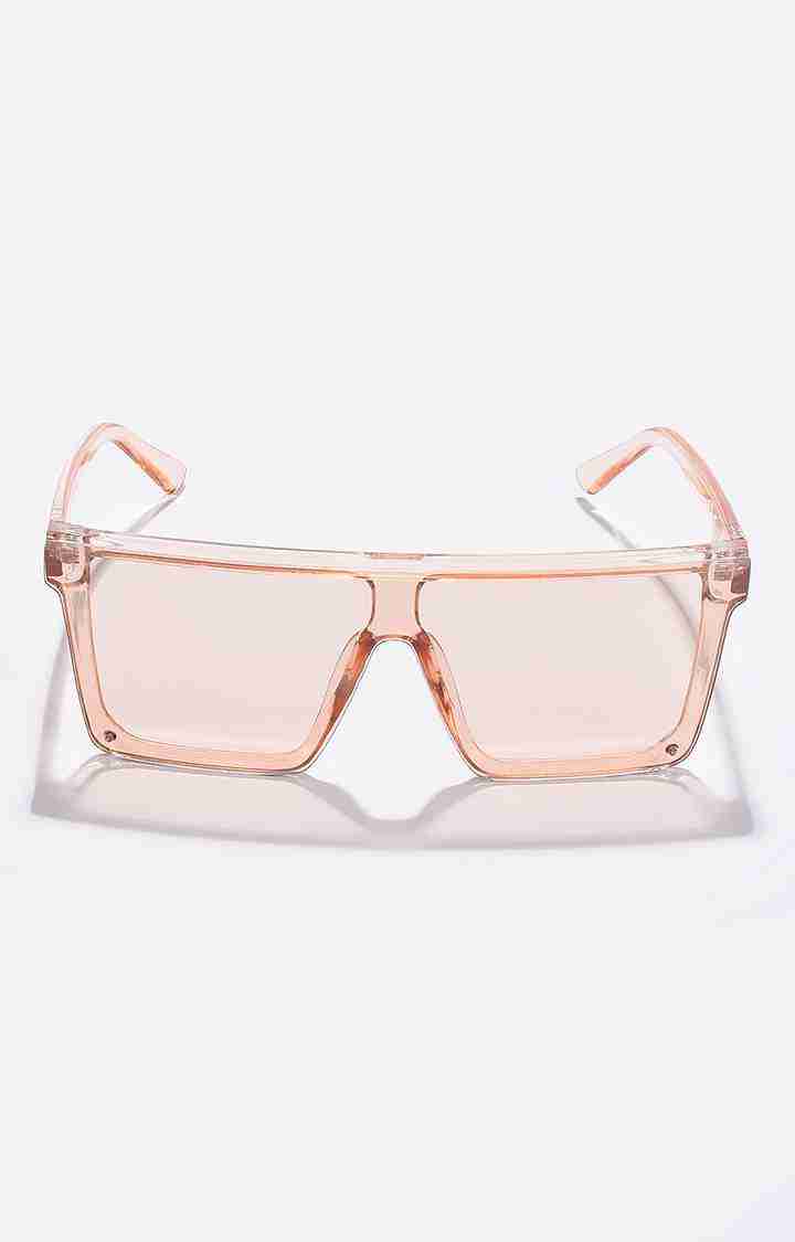 Women's Pink Lens Pink Wayfarer Sunglasses