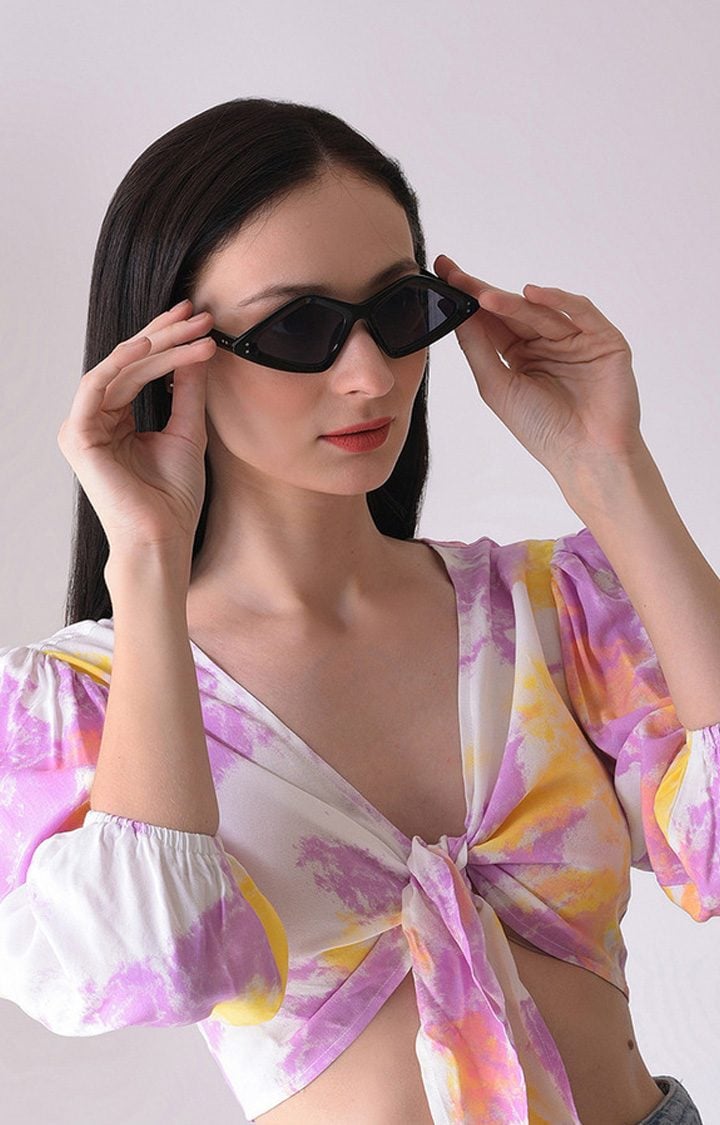 Women's Black Lens Black Other Sunglasses