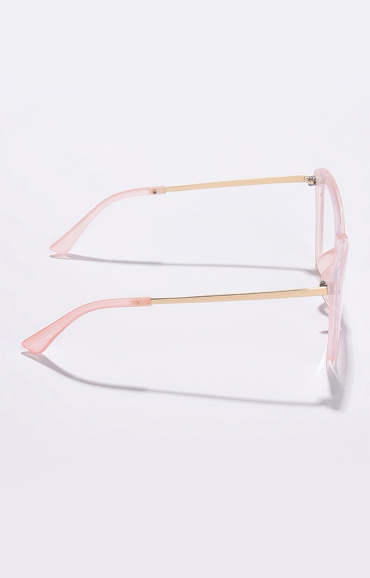 Women's Clear Lens White Butterfly Sunglasses