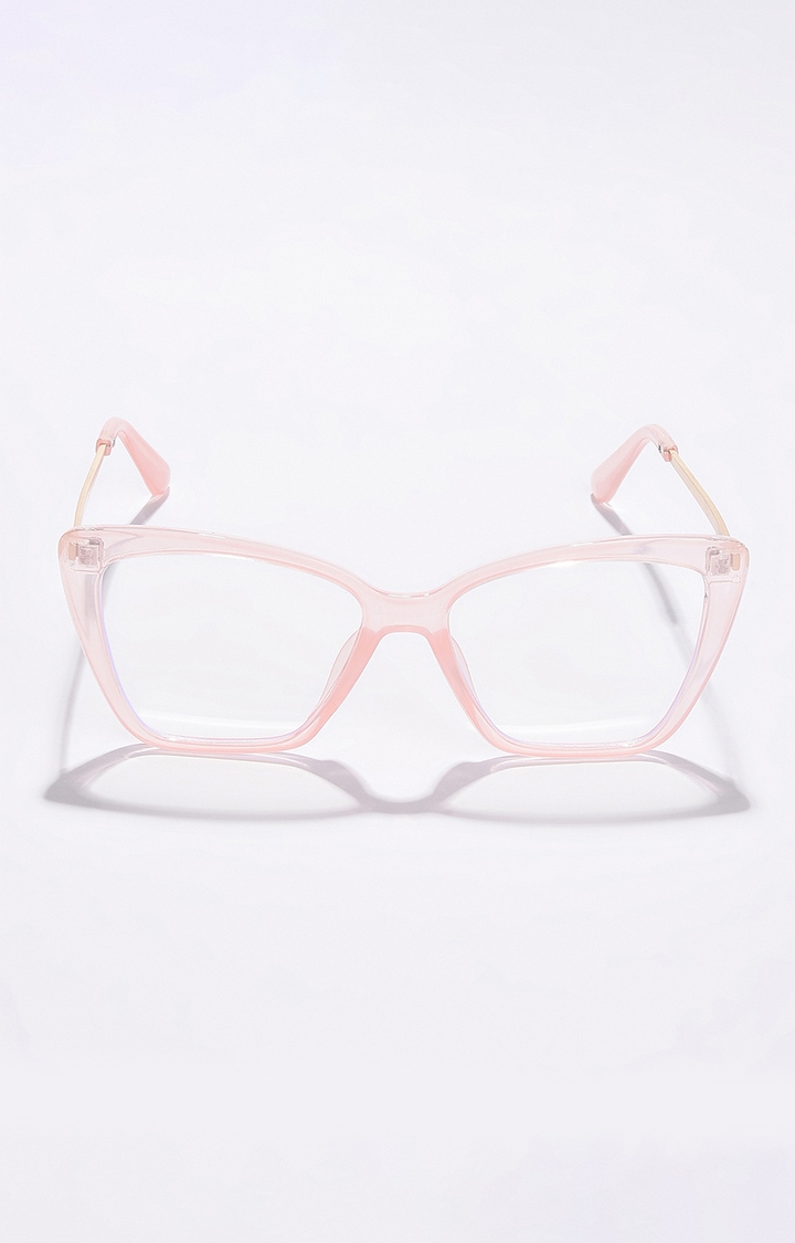 haute sauce | Women's Clear Lens White Butterfly Sunglasses