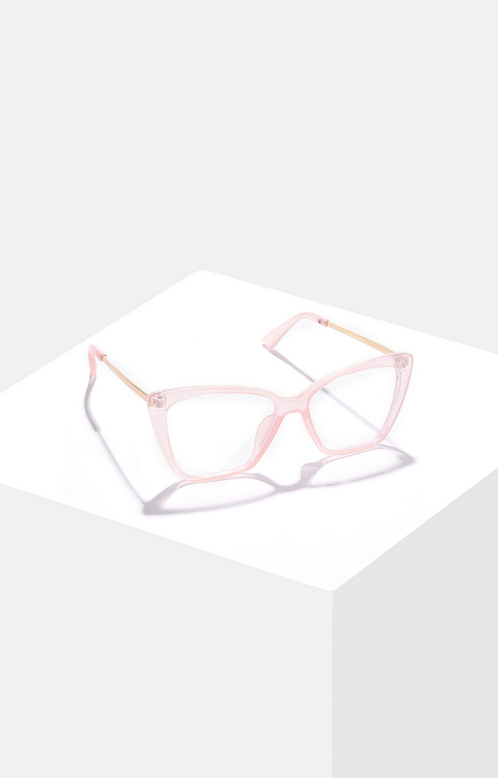 Women's Clear Lens White Butterfly Sunglasses