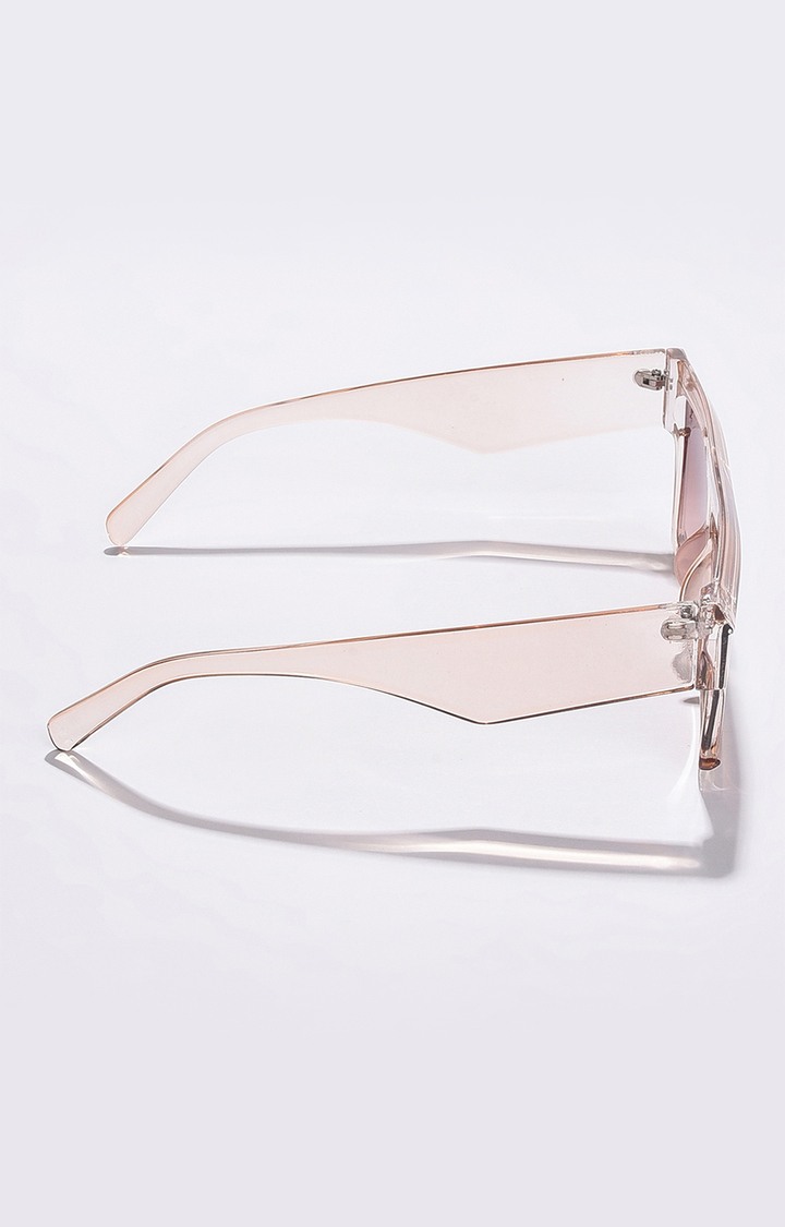 Women's Brown Lens Brown Oversized Sunglasses