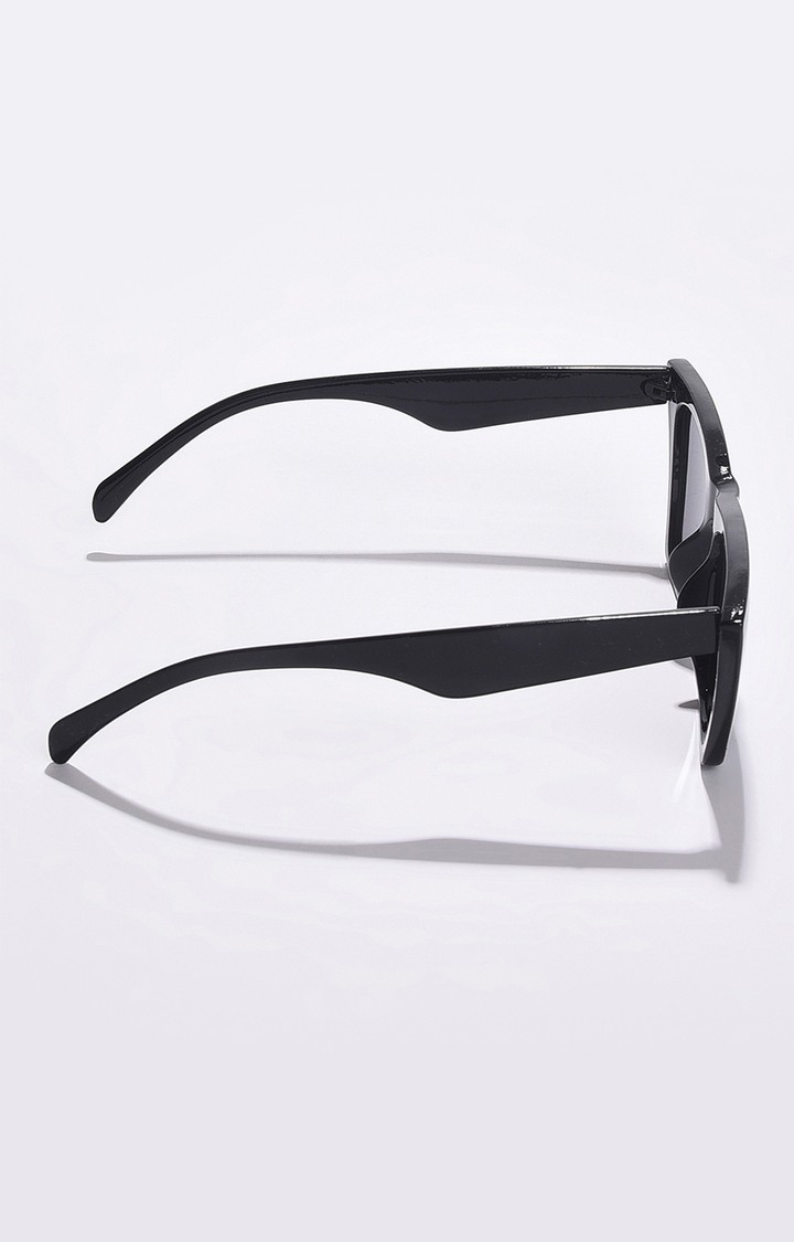 Women's Black Lens Black Butterfly Sunglasses