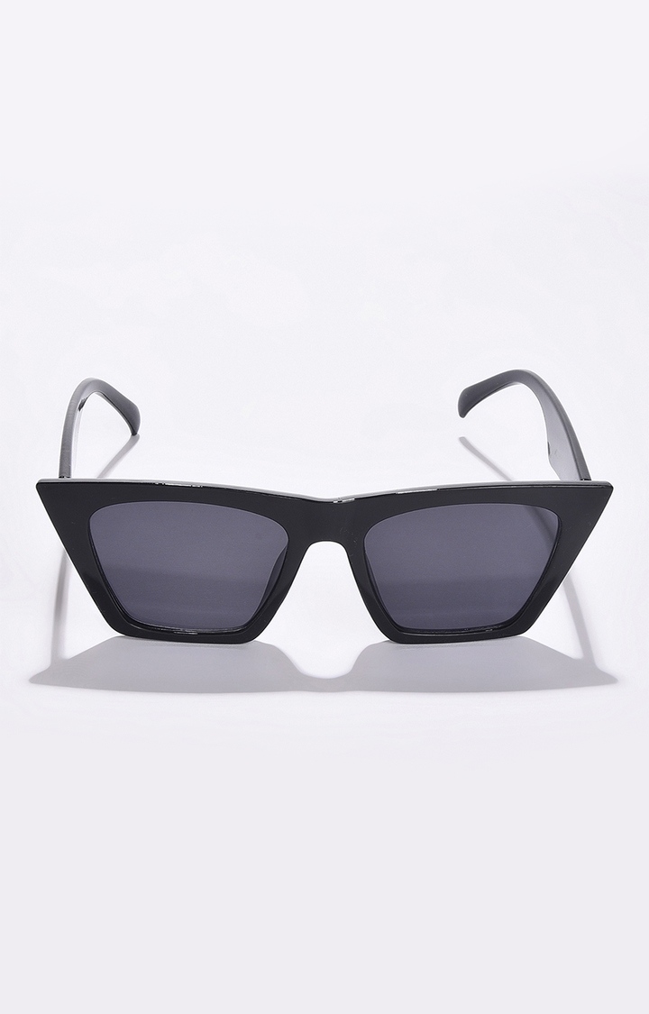 haute sauce | Women's Black Lens Black Butterfly Sunglasses