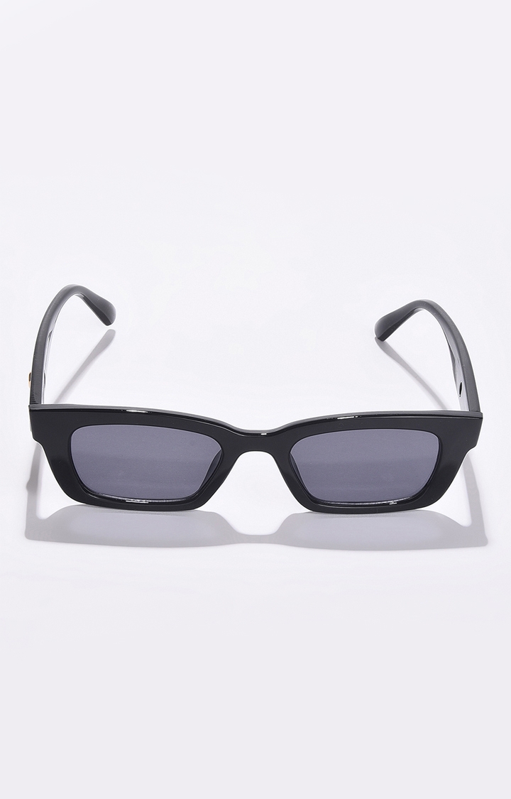Women's Grey Lens Black Butterfly Sunglasses