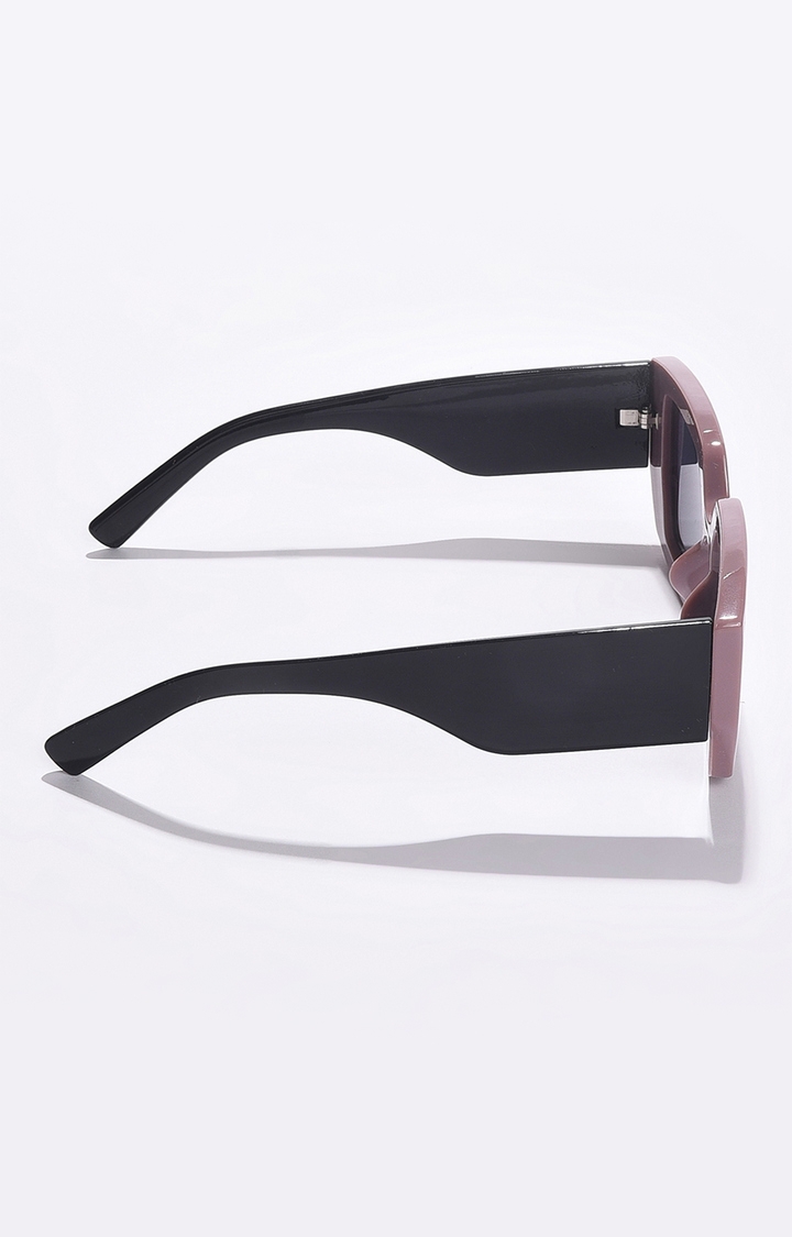Women's Black Lens Brown Wayfarer Sunglasses